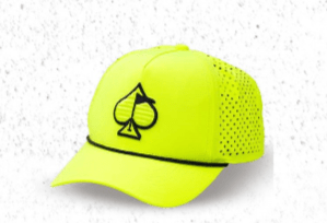 Perforated Rope Hat - Highlighter Yellow - Pins and Aces