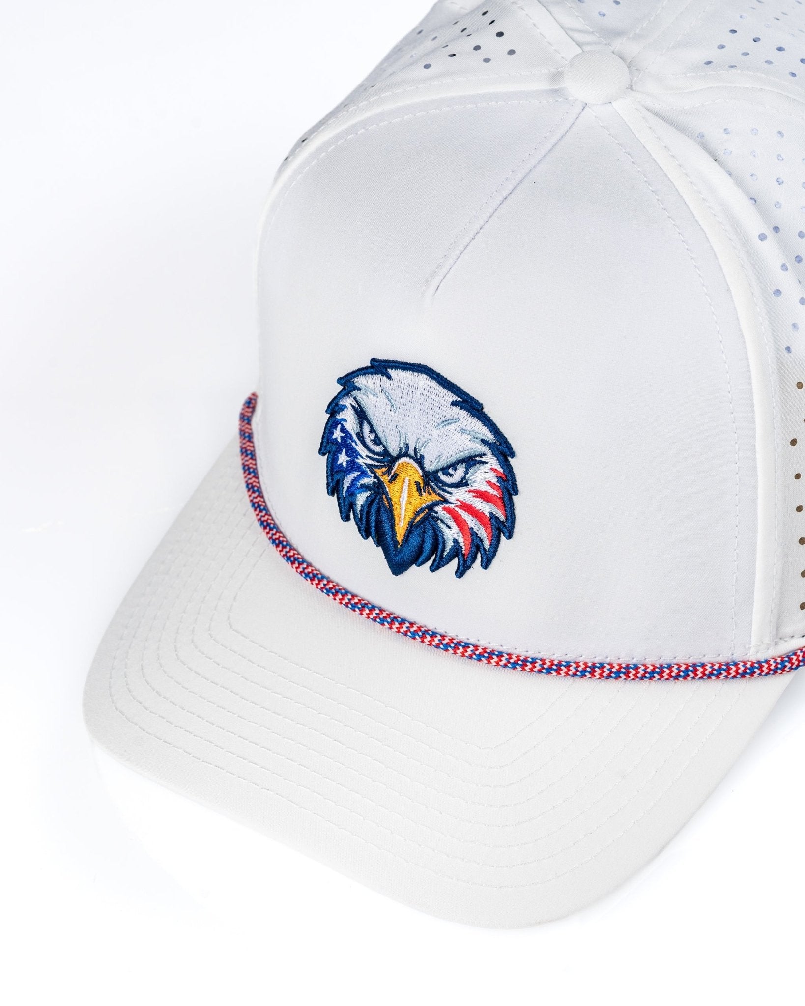 Perforated Rope Hat - Independence Eagle - Pins and Aces