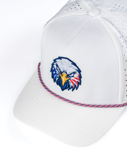 Perforated Rope Hat - Independence Eagle - Pins and Aces