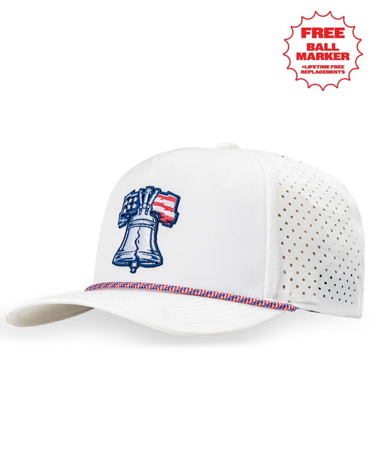 Perforated Rope Hat - Liberty Bell - Pins and Aces