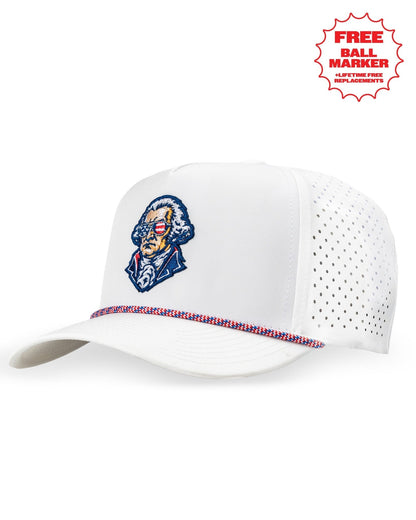 Perforated Rope Hat - Rockin Washington - Pins and Aces