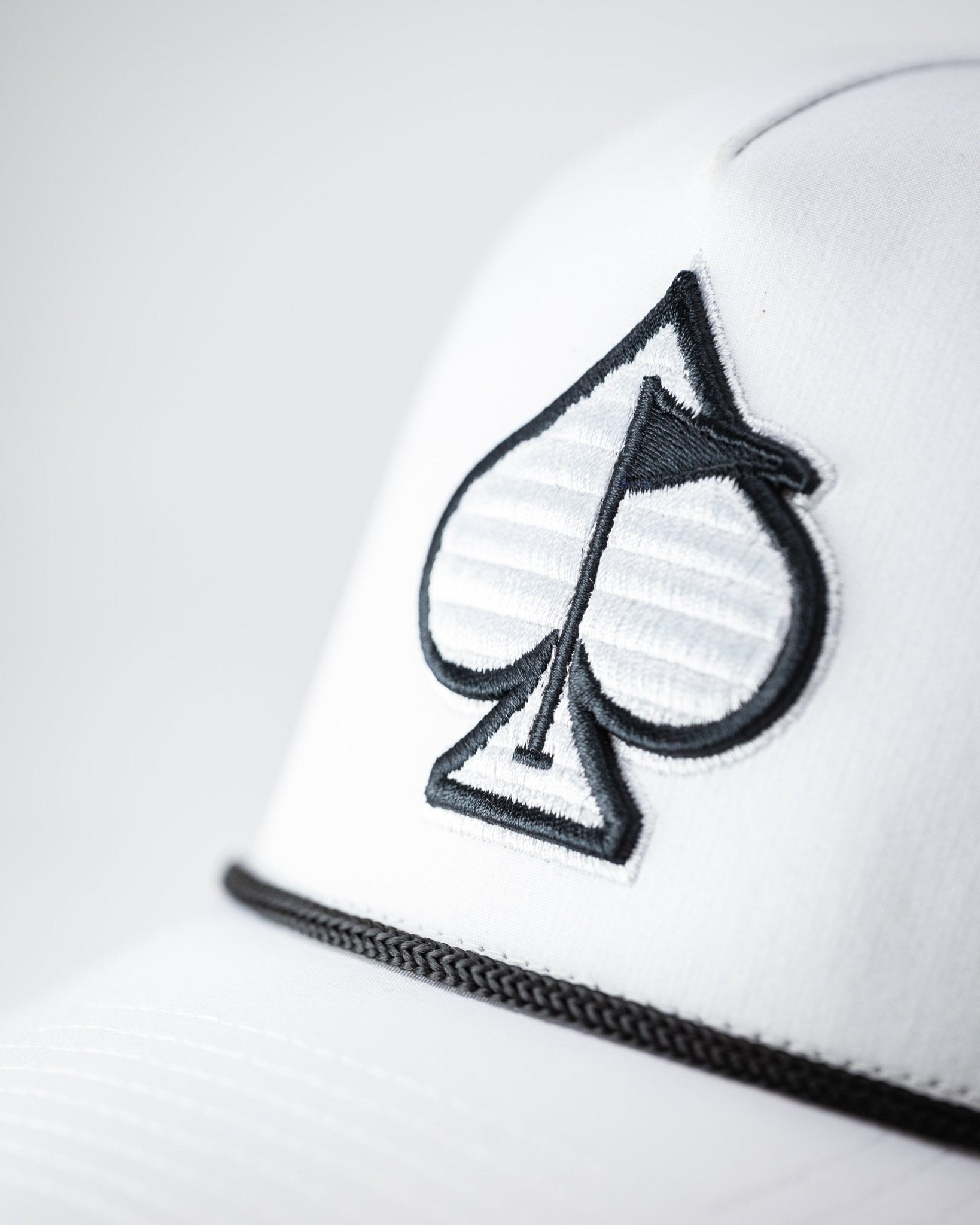 Perforated Rope Hat - White - Pins and Aces