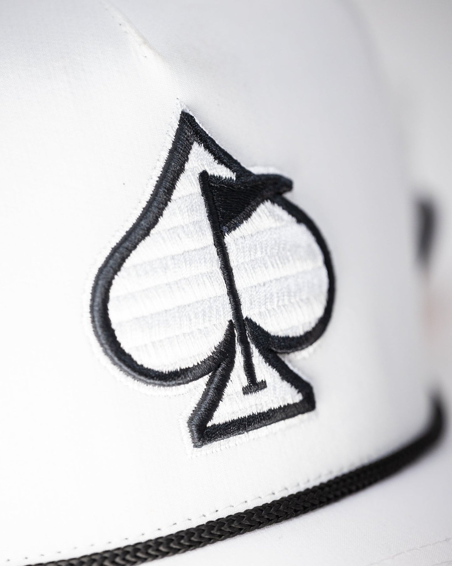 Perforated Rope Hat - White - Pins and Aces