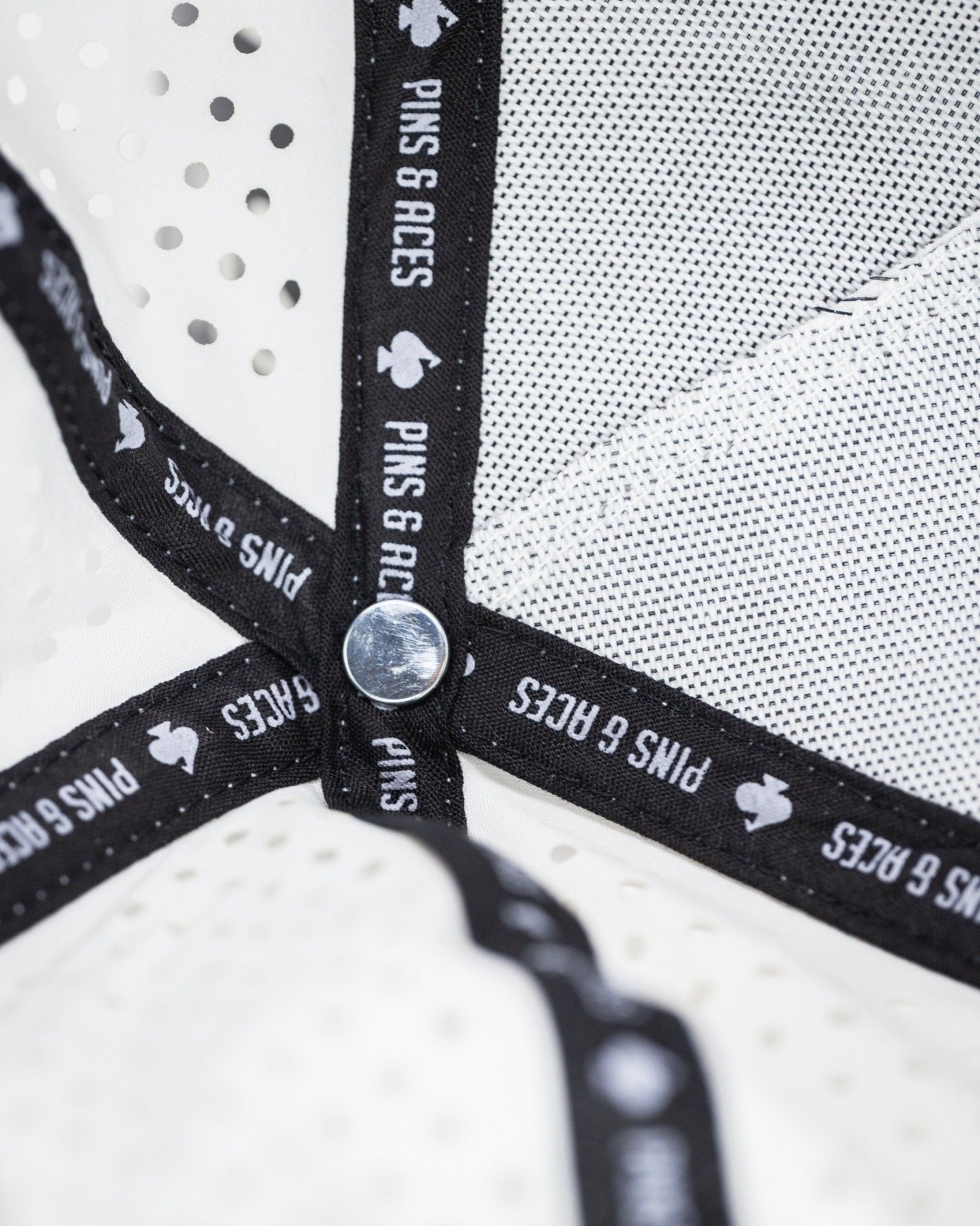 Perforated Rope Hat - White - Pins and Aces