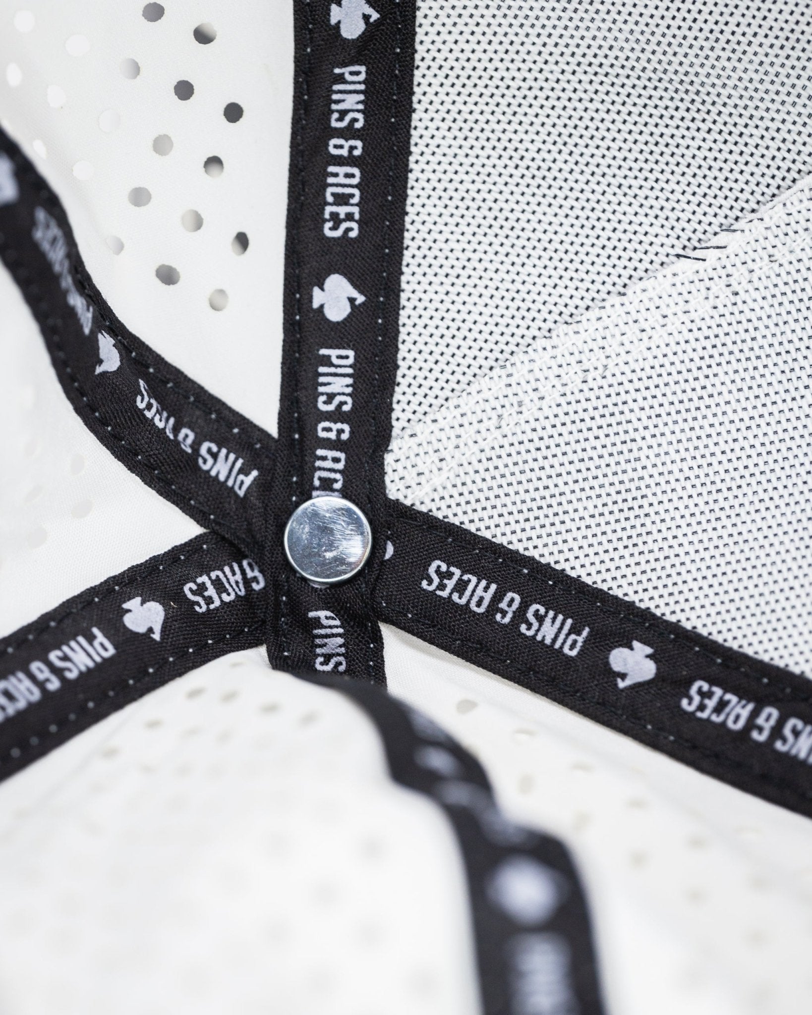 Perforated Rope Hat - White - Pins and Aces