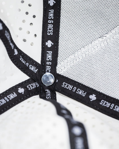 Perforated Rope Hat - White - Pins and Aces