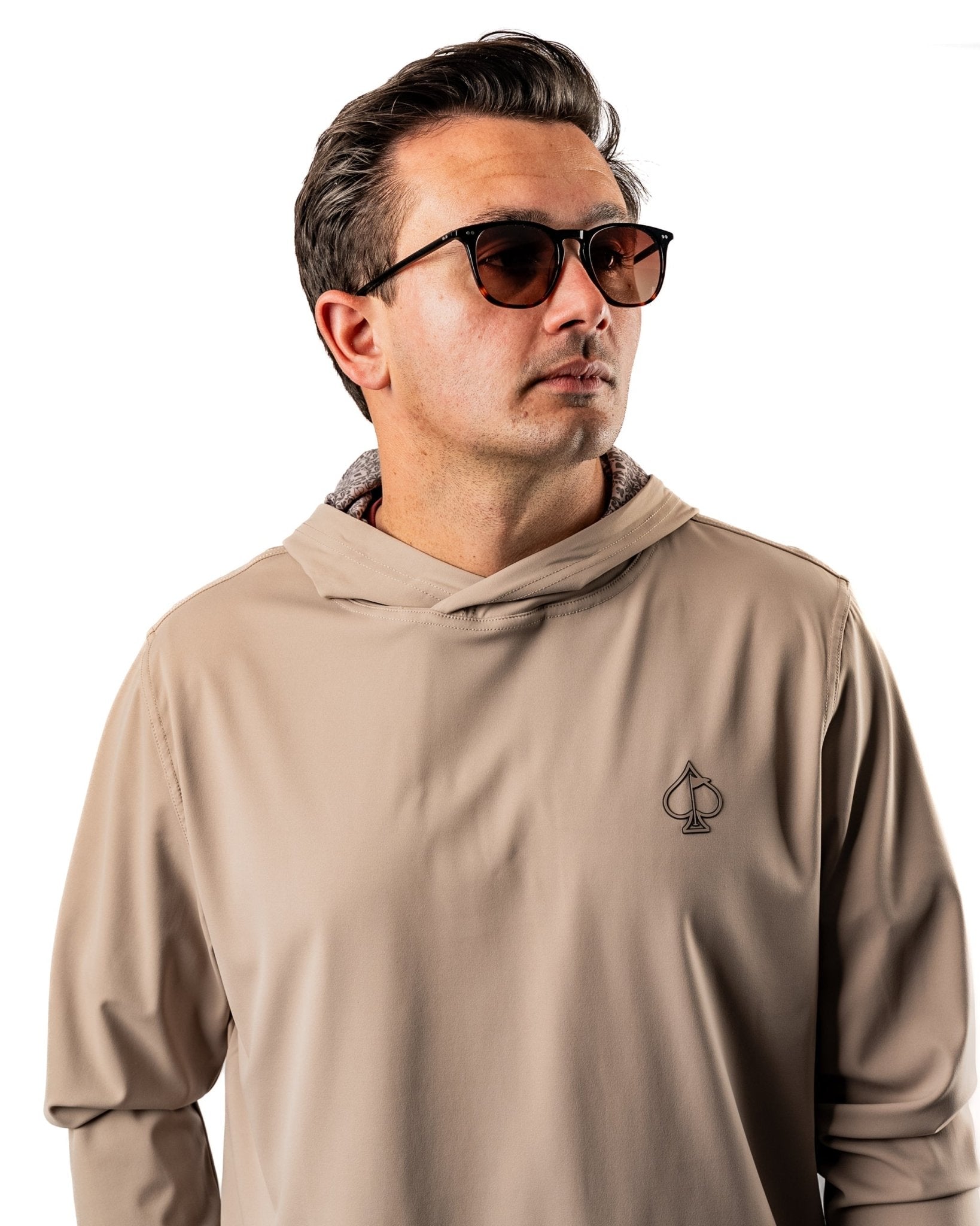 Performance Golf Hoodie - Big Blind Ash - Pins and Aces