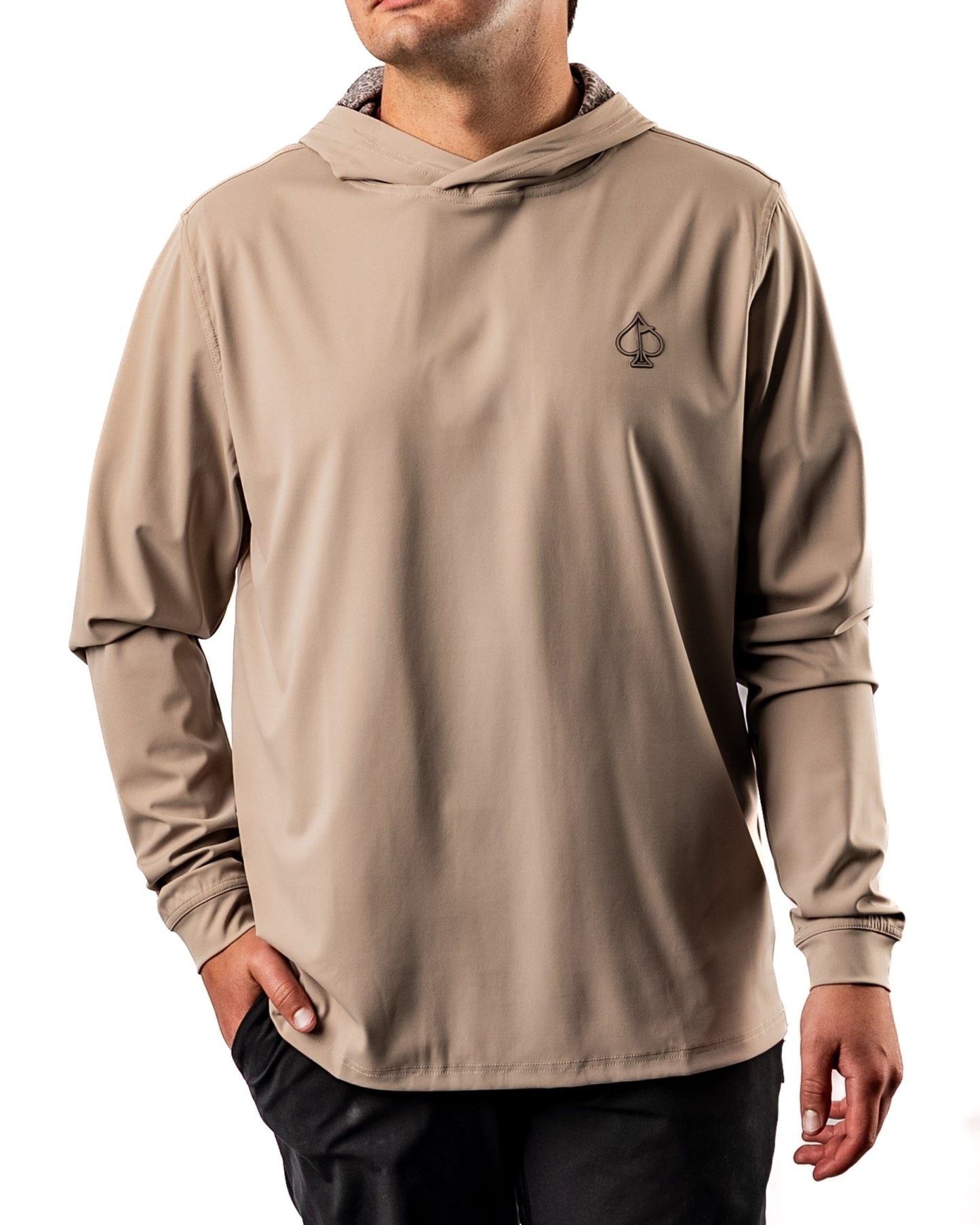 Performance Golf Hoodie - Big Blind Ash - Pins and Aces