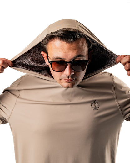 Performance Golf Hoodie - Big Blind Ash - Pins and Aces
