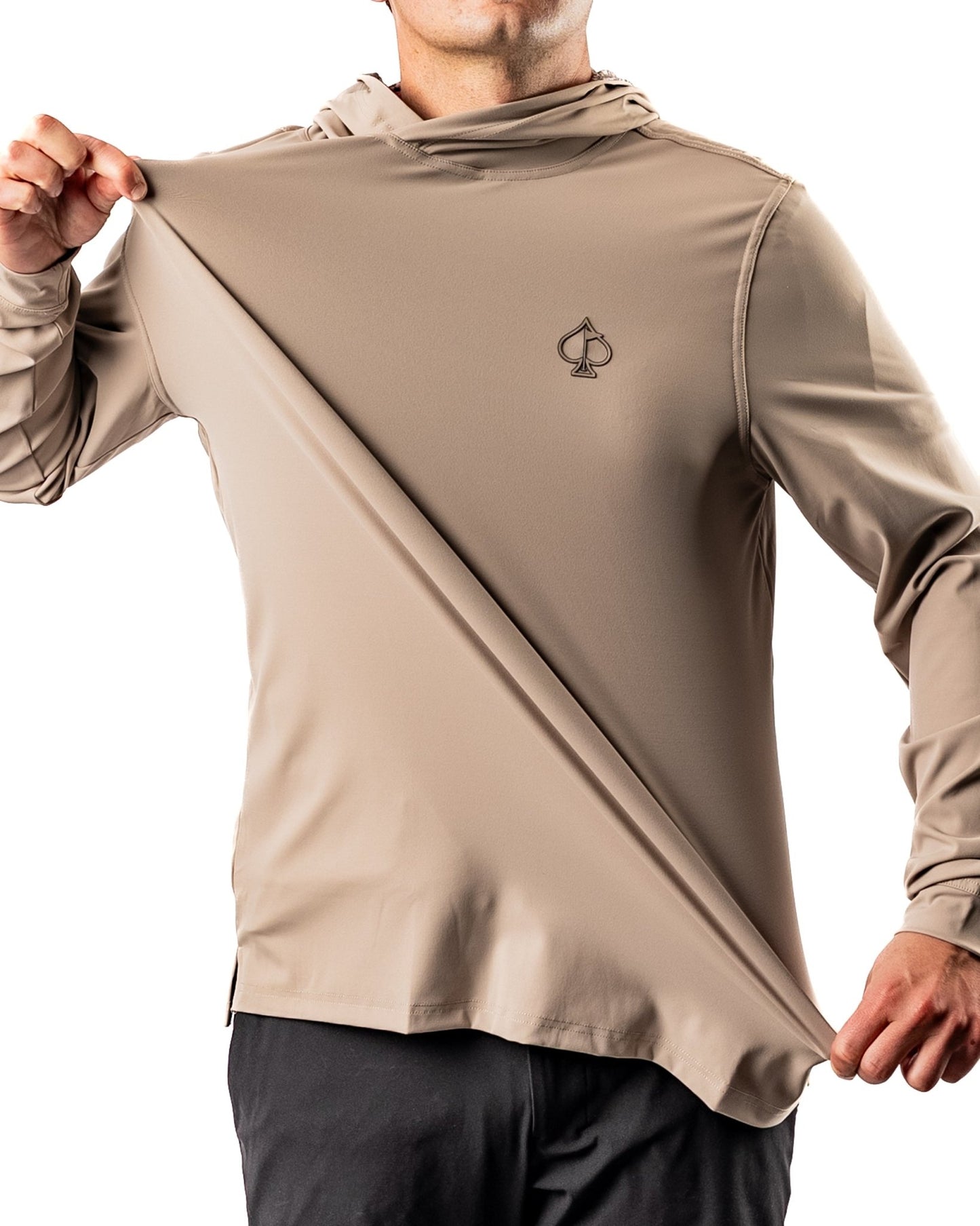 Performance Golf Hoodie - Big Blind Ash - Pins and Aces