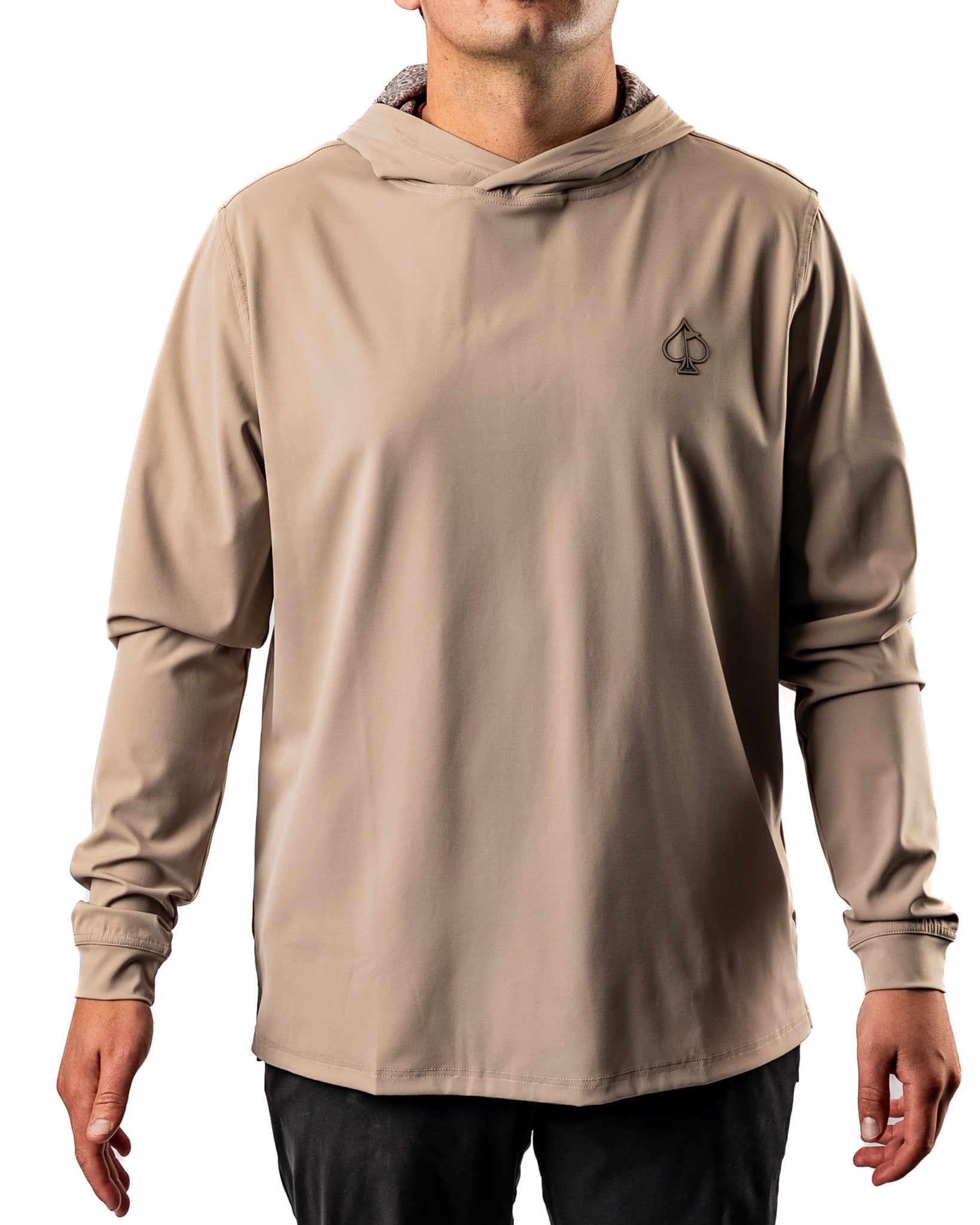 Performance Golf Hoodie - Big Blind Ash - Pins and Aces