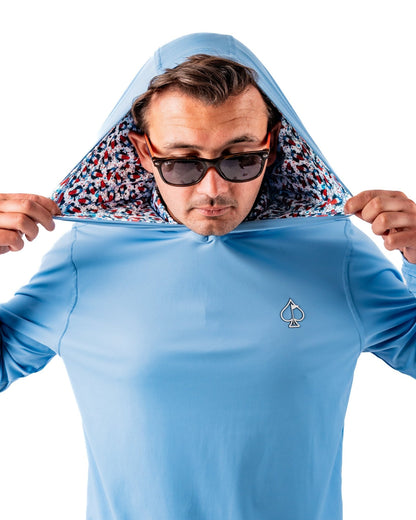Performance Golf Hoodie - Bomb Pop - Pins and Aces