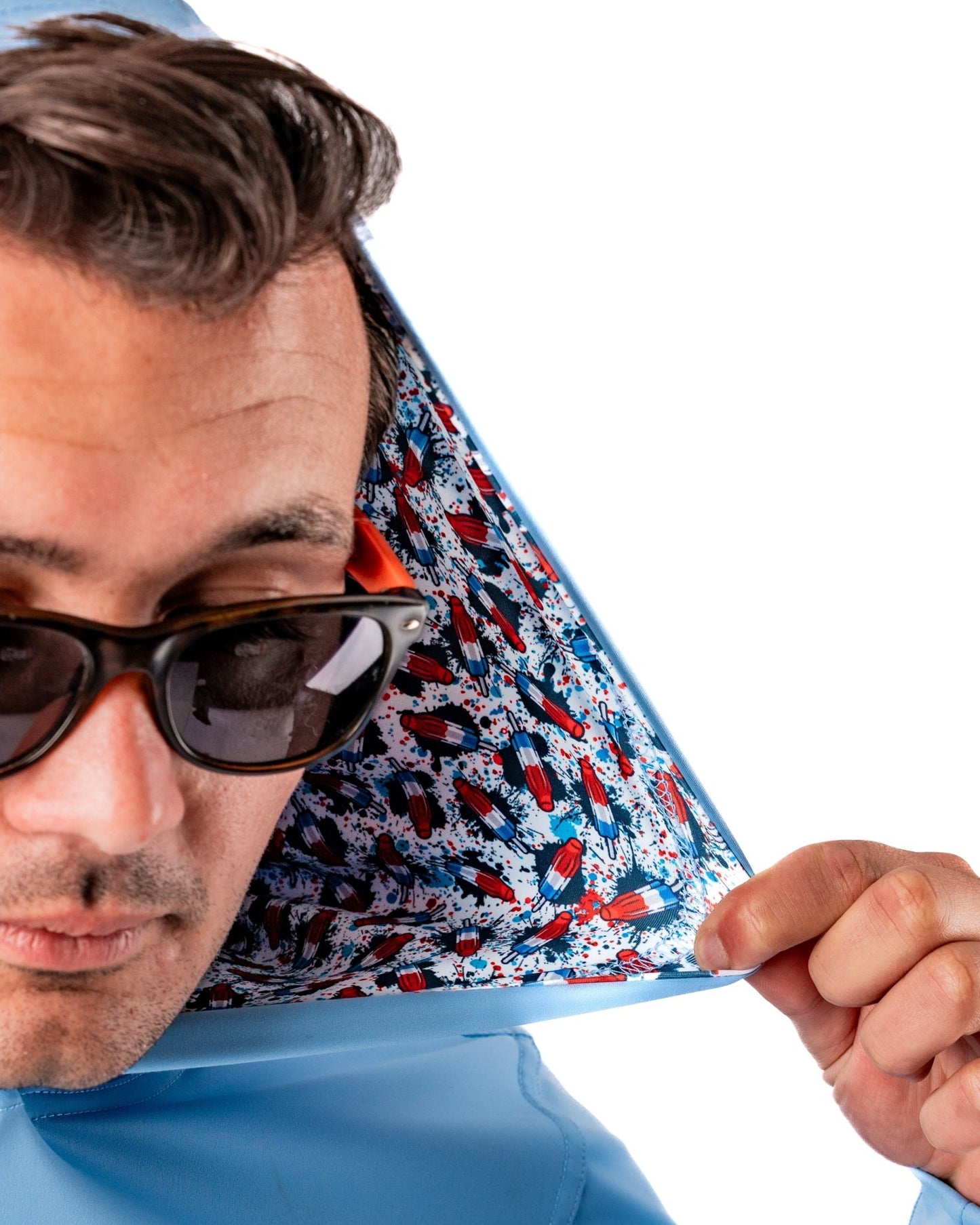 Performance Golf Hoodie - Bomb Pop - Pins and Aces