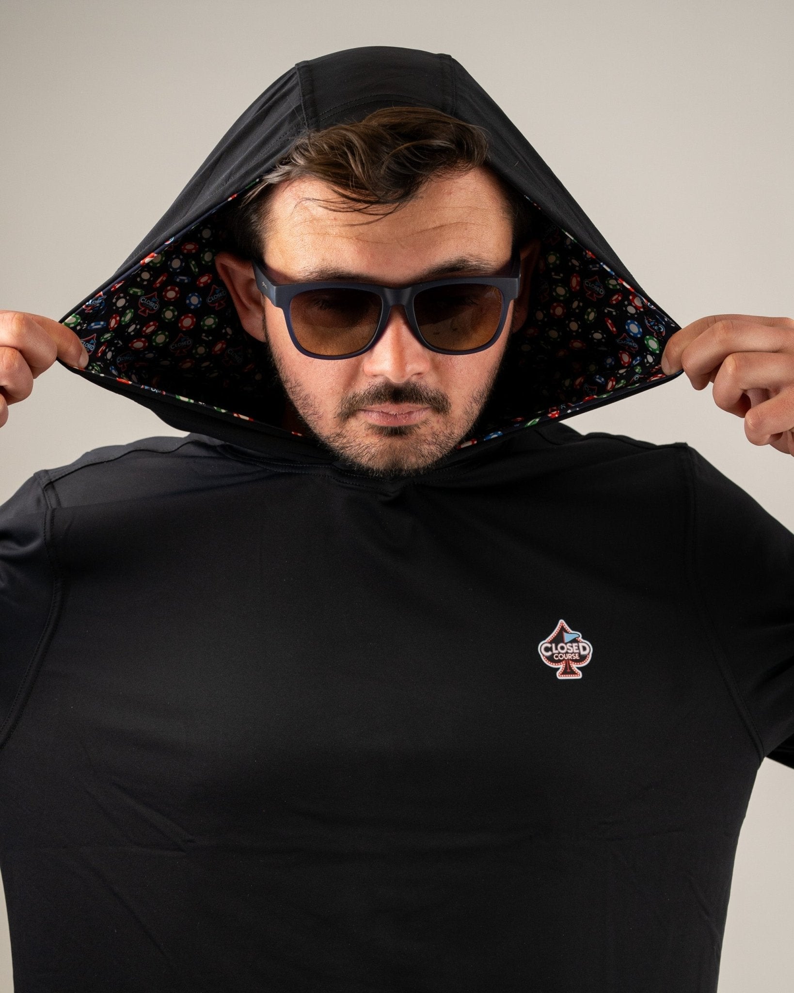 Performance Golf Hoodie - Closed Course - Pins and Aces