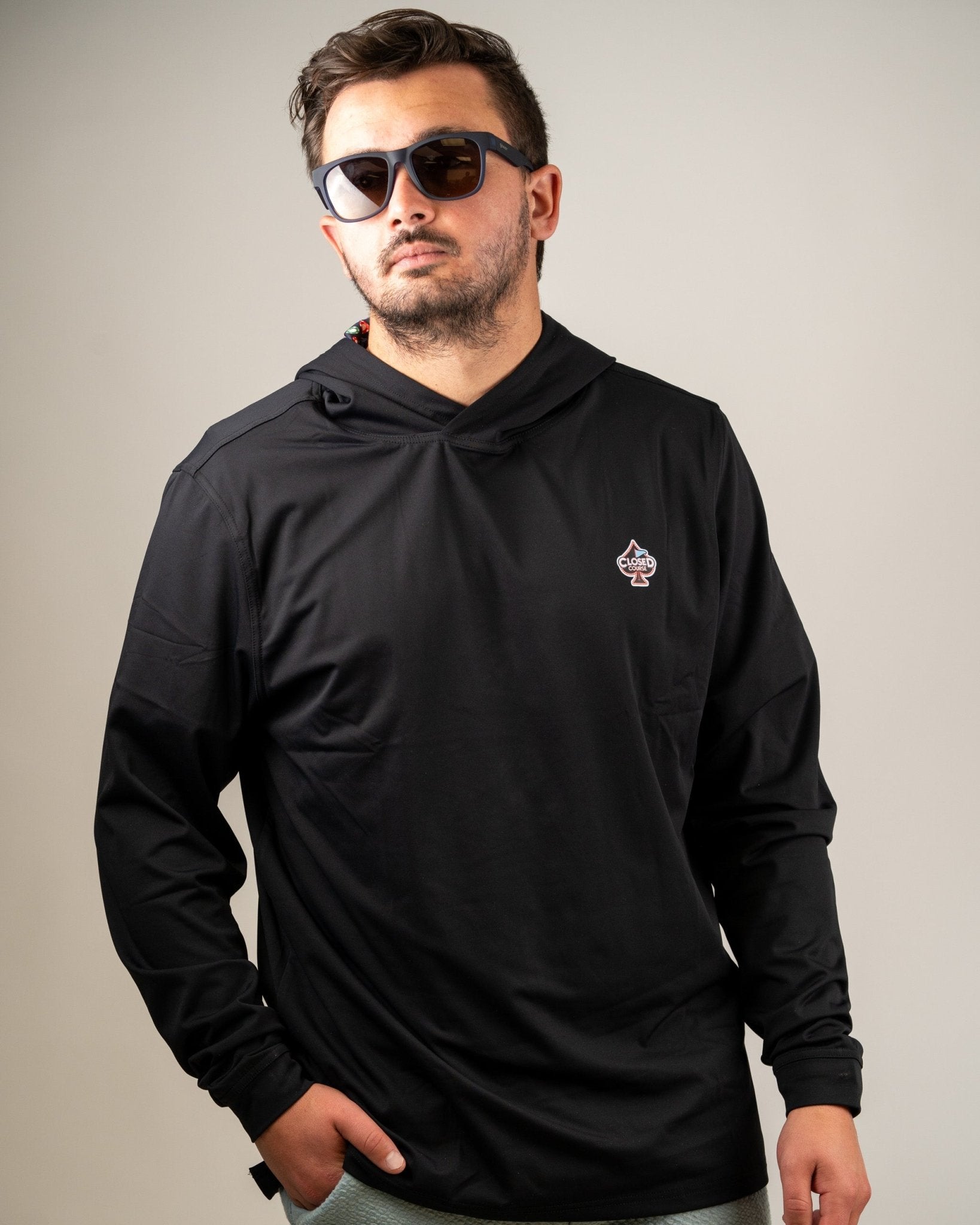 Performance Golf Hoodie - Closed Course - Pins and Aces