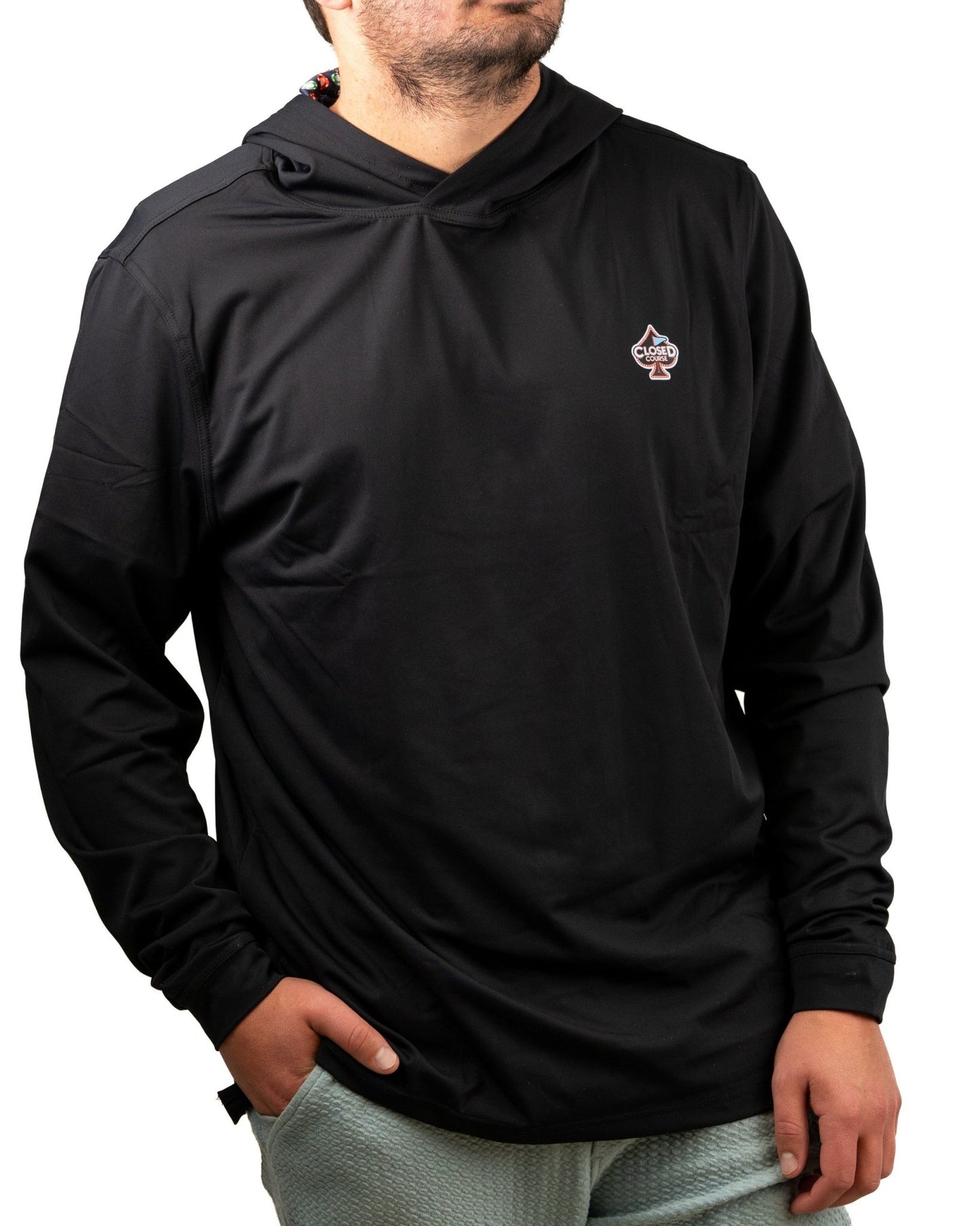 Performance Golf Hoodie - Closed Course - Pins and Aces
