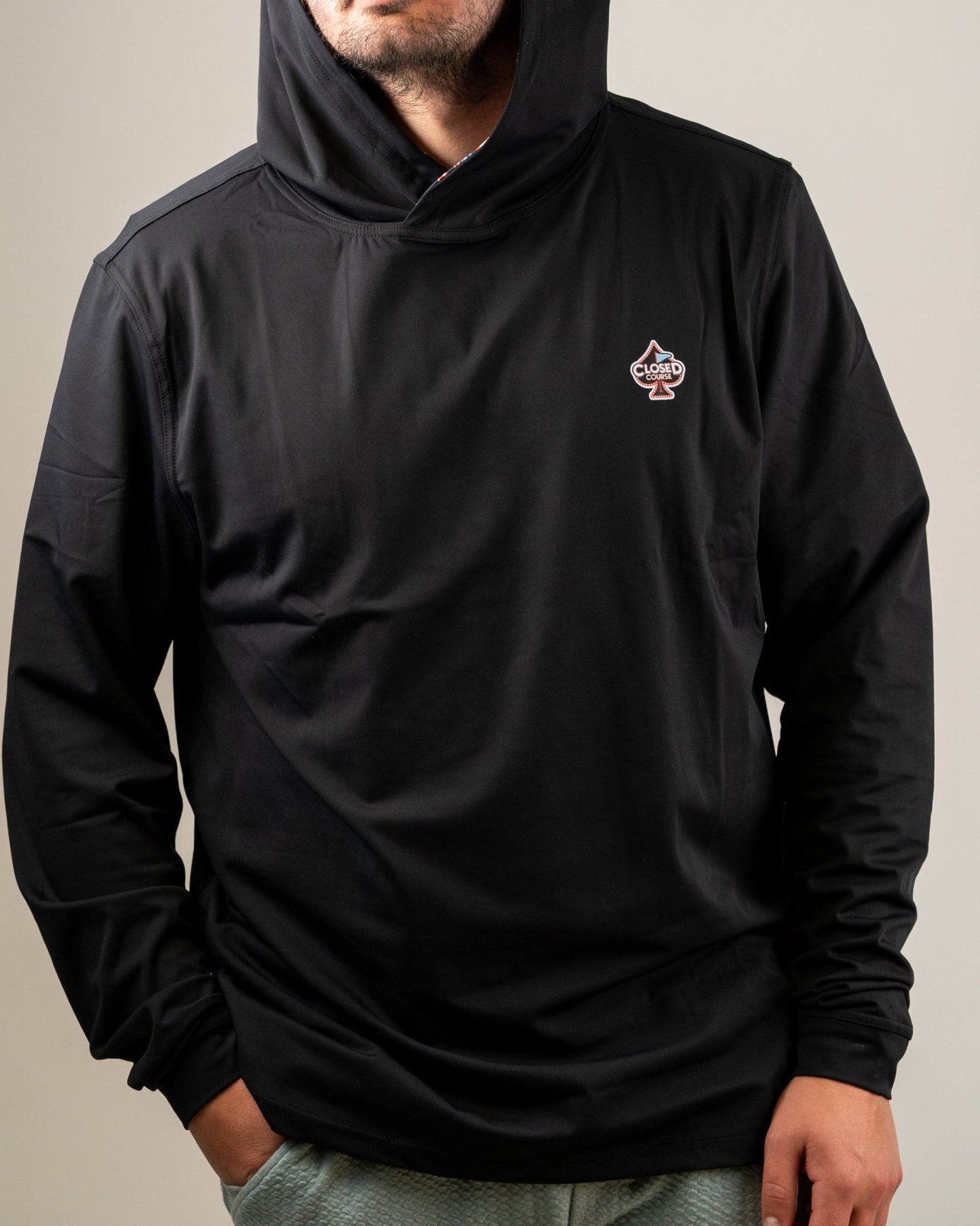 Performance Golf Hoodie - Closed Course - Pins and Aces