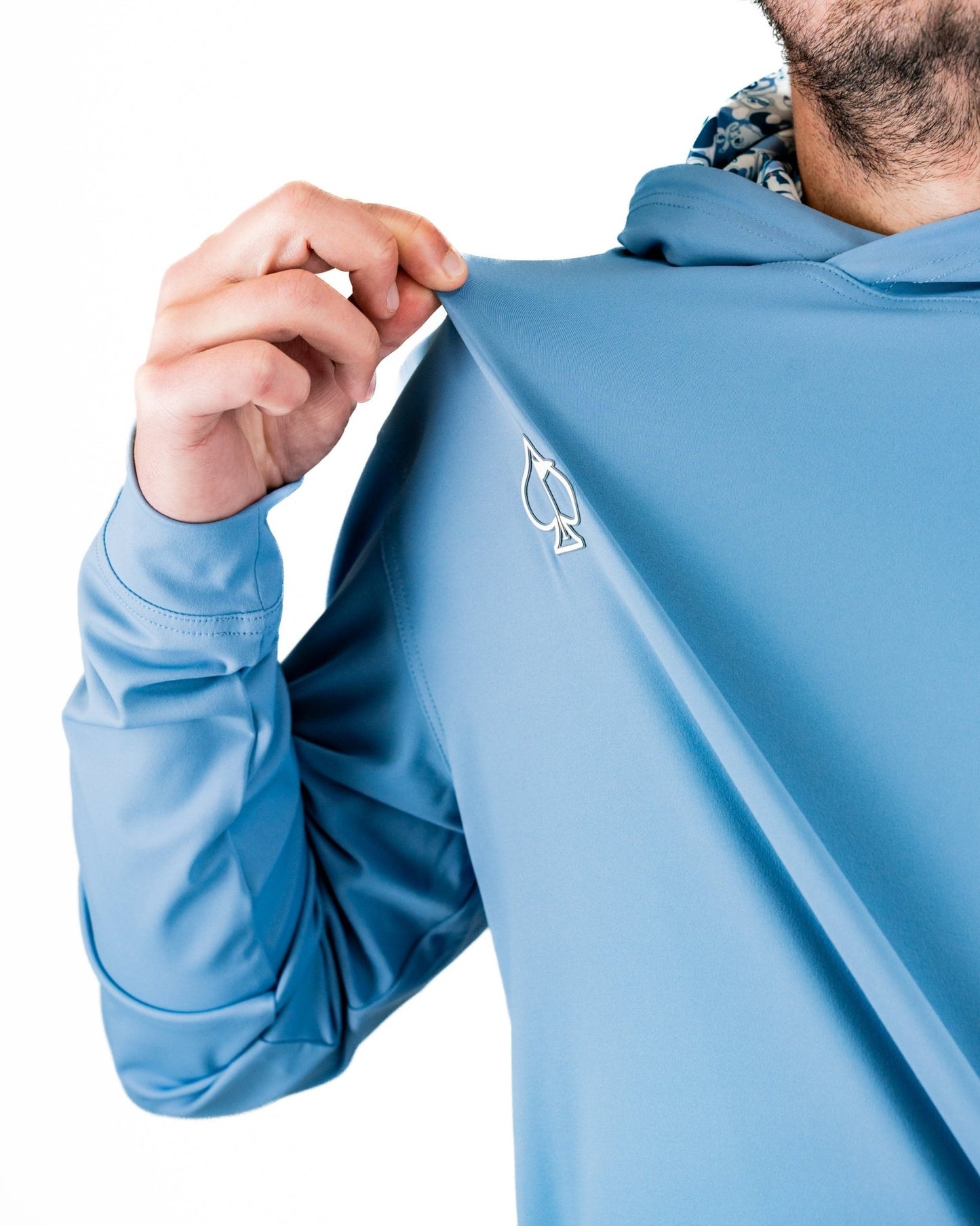 Performance Golf Hoodie - Coca-Cola Glacier Blue - Pins and Aces