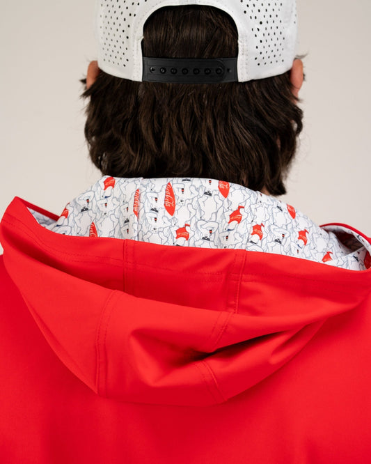 Performance Golf Hoodie - Coca-Cola Red - Pins and Aces