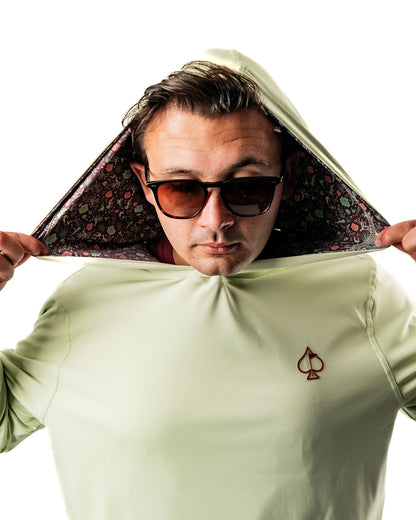 Performance Golf Hoodie - Desert Sage - Pins and Aces