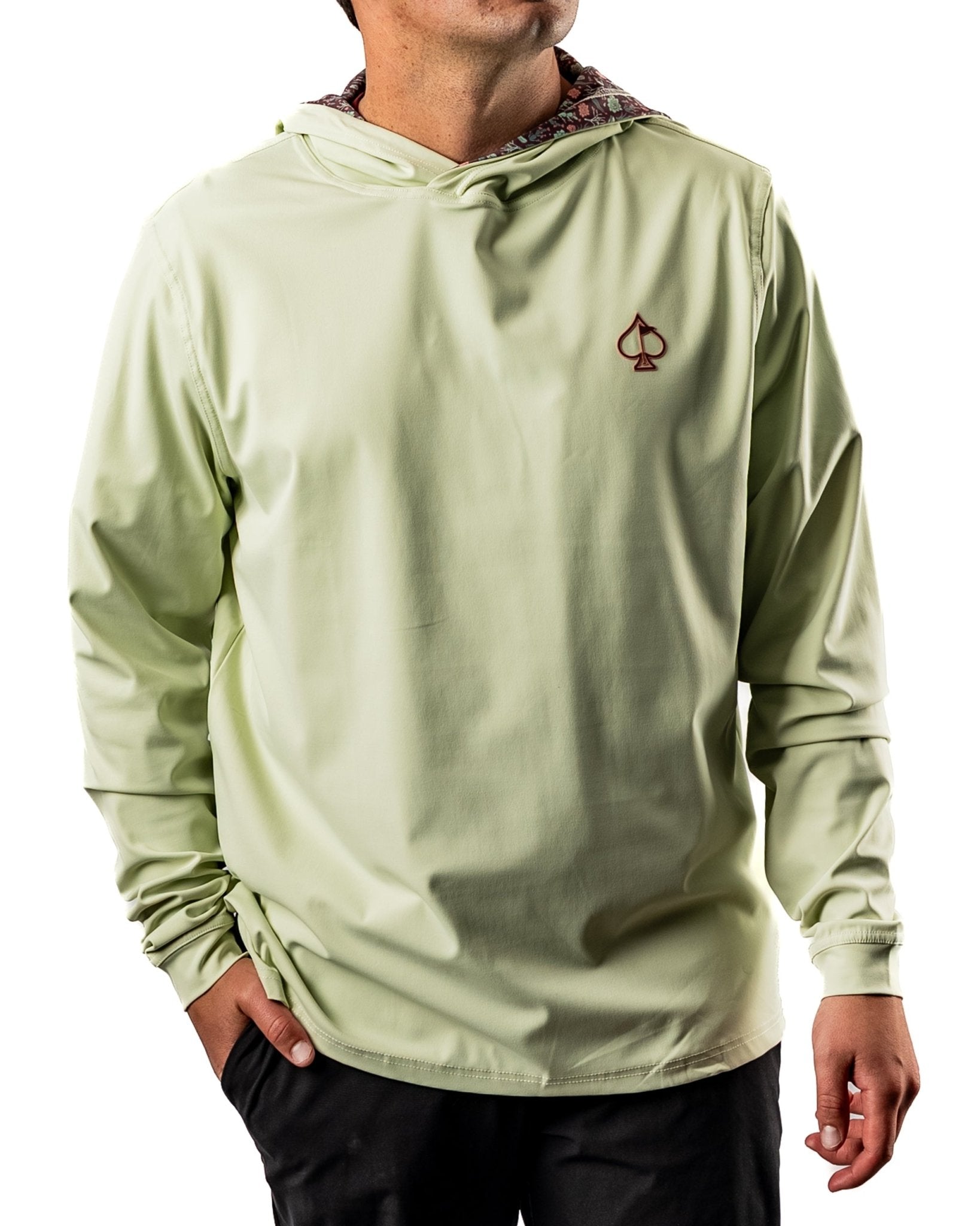 Performance Golf Hoodie - Desert Sage - Pins and Aces
