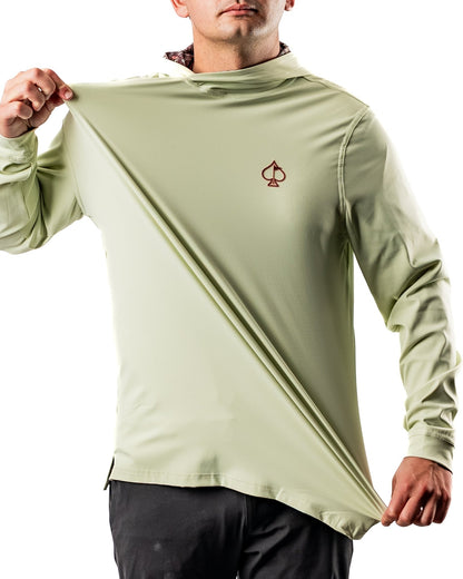 Performance Golf Hoodie - Desert Sage - Pins and Aces