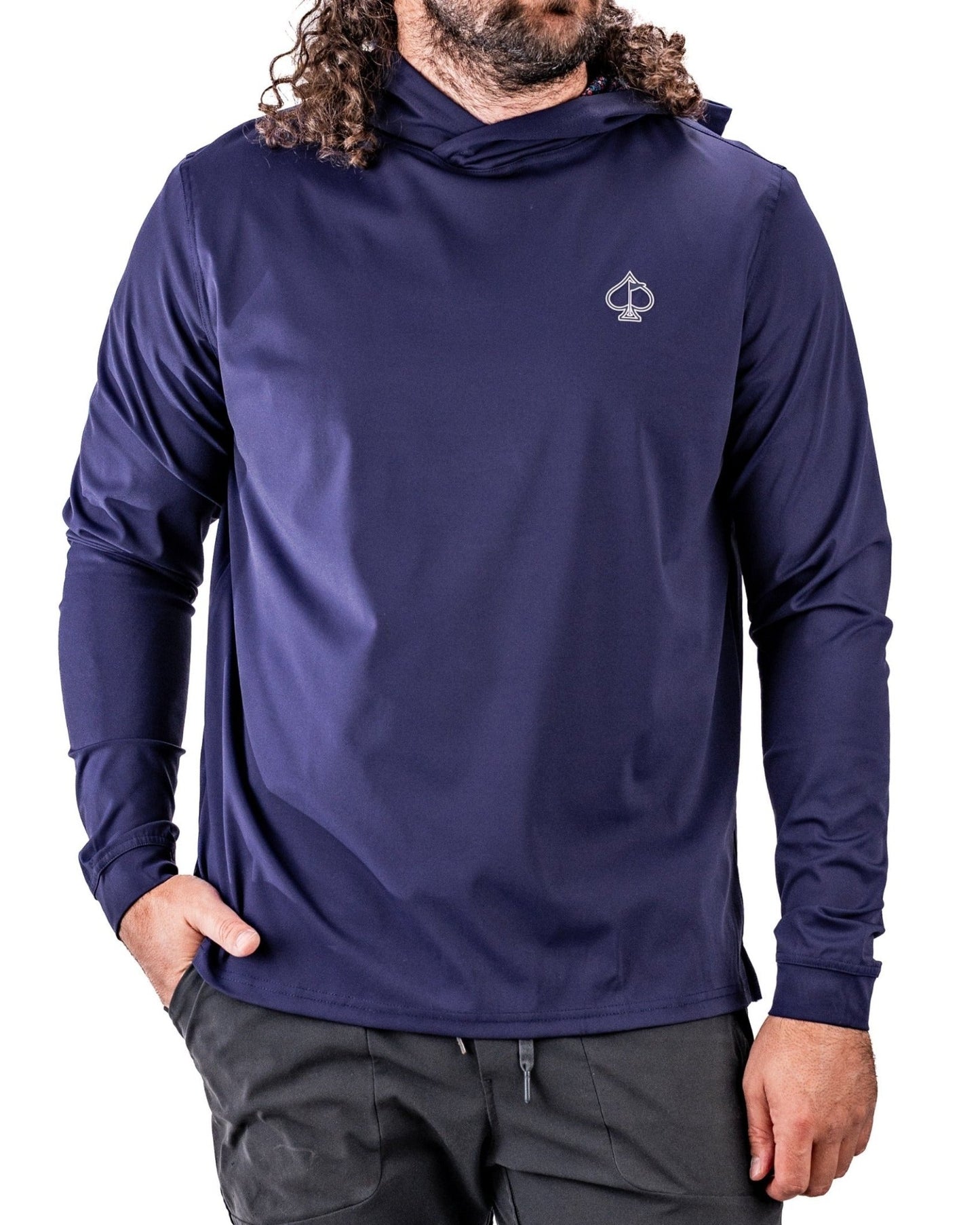 Performance Golf Hoodie - Lavender Flower Power - Pins and Aces