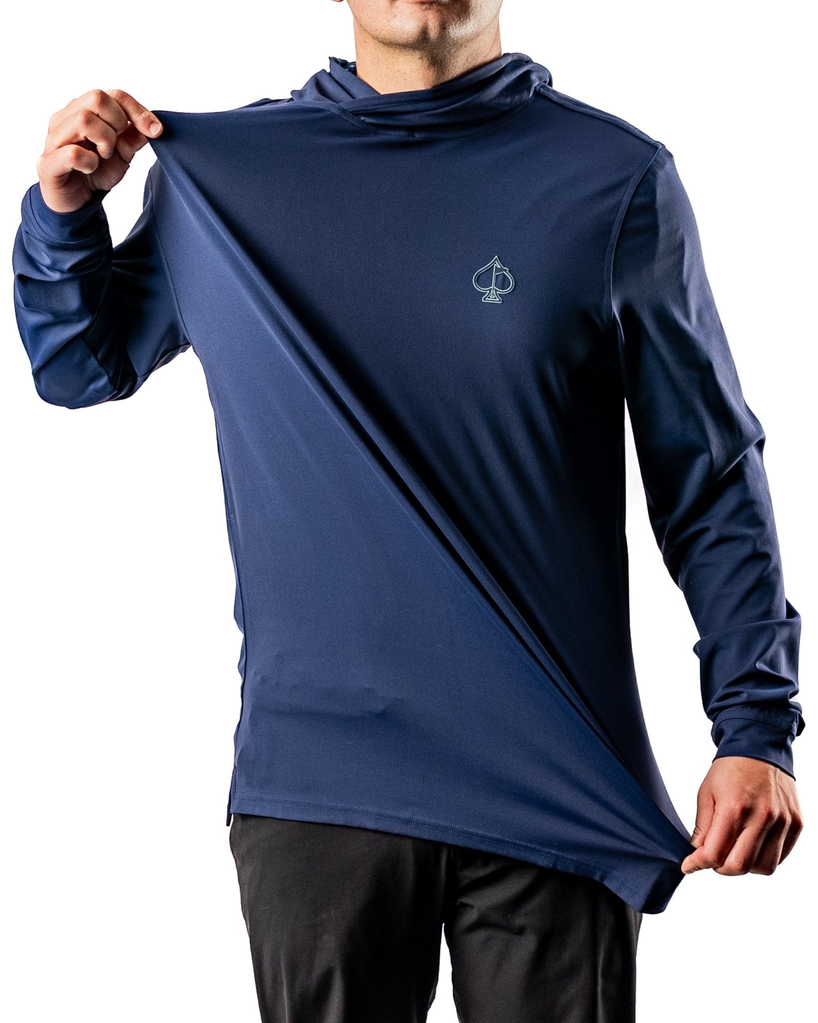 Performance Golf Hoodie - Manta Ray - Pins and Aces