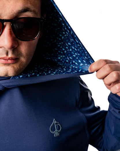 Performance Golf Hoodie - Manta Ray - Pins and Aces