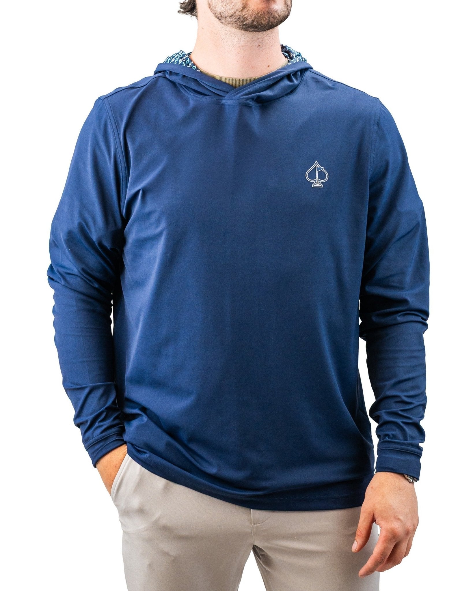 Performance Golf Hoodie - Rising Tides - Pins and Aces