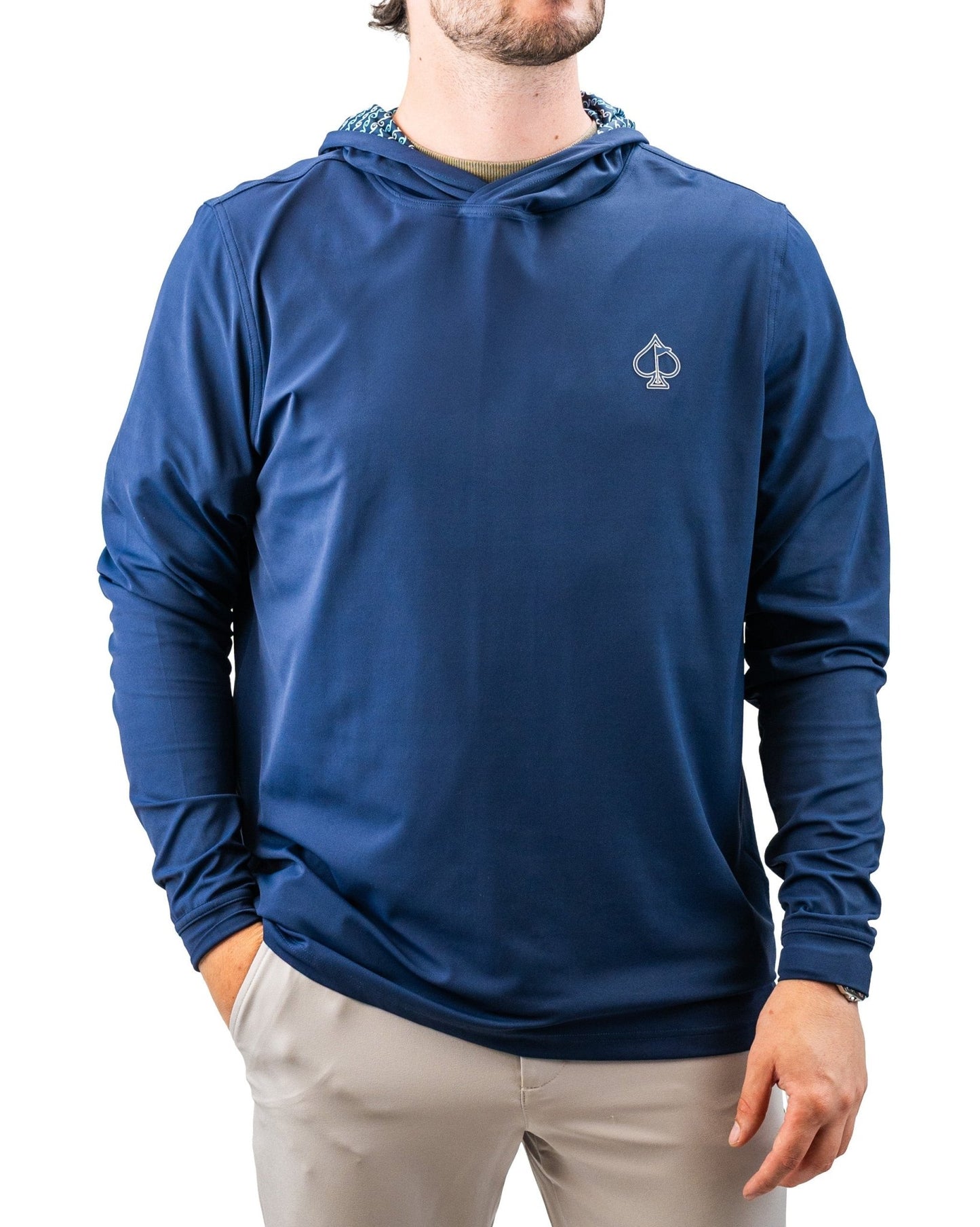 Performance Golf Hoodie - Rising Tides - Pins and Aces