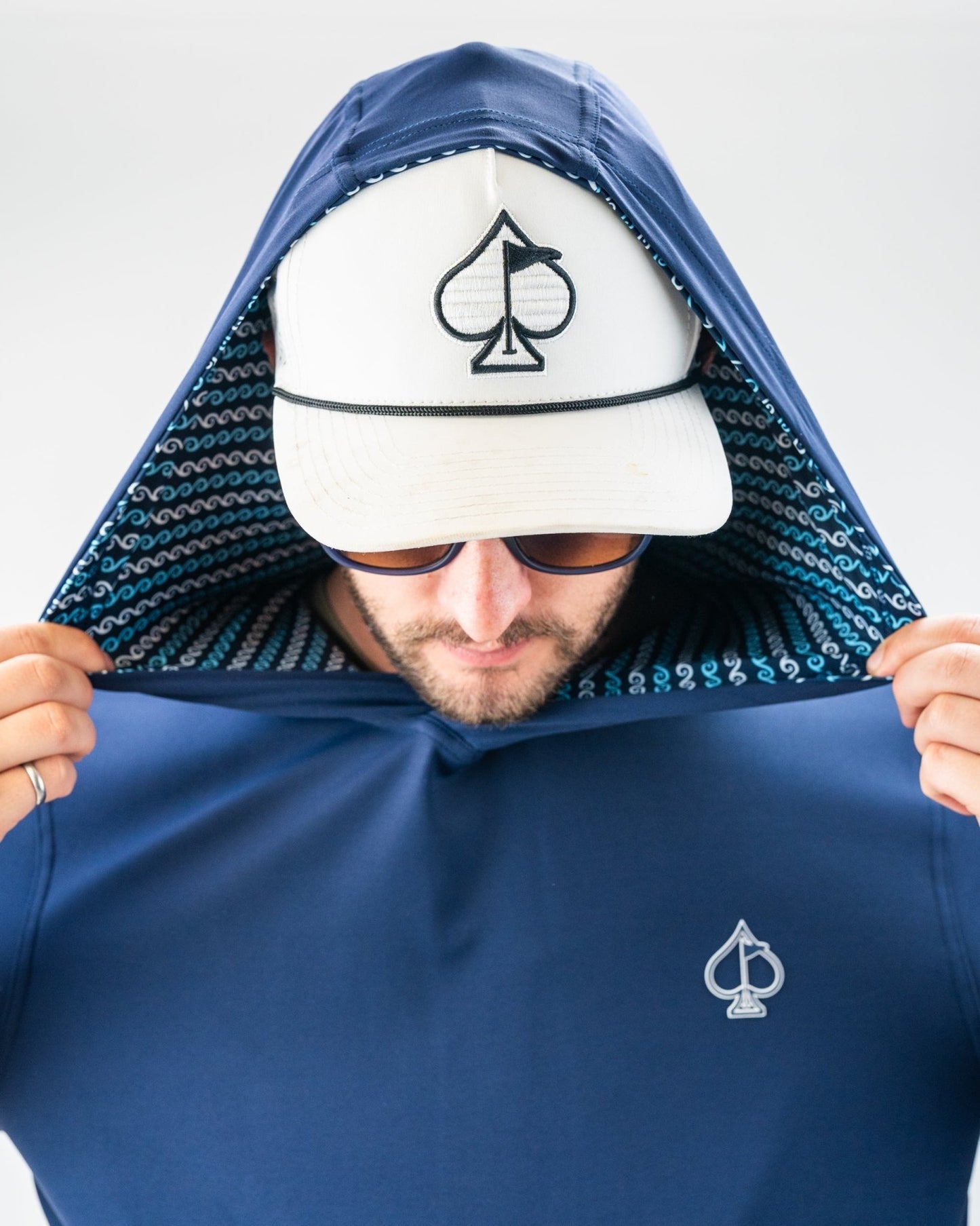 Performance Golf Hoodie - Rising Tides - Pins and Aces