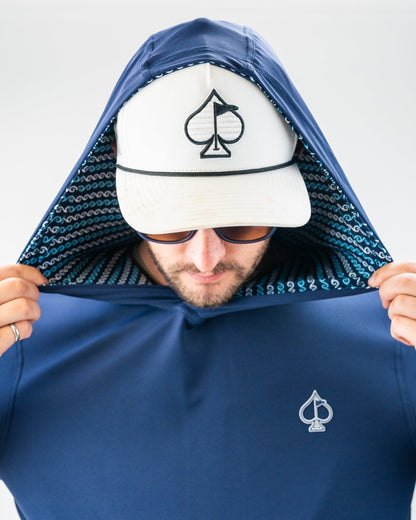 Performance Golf Hoodie - Rising Tides - Pins and Aces