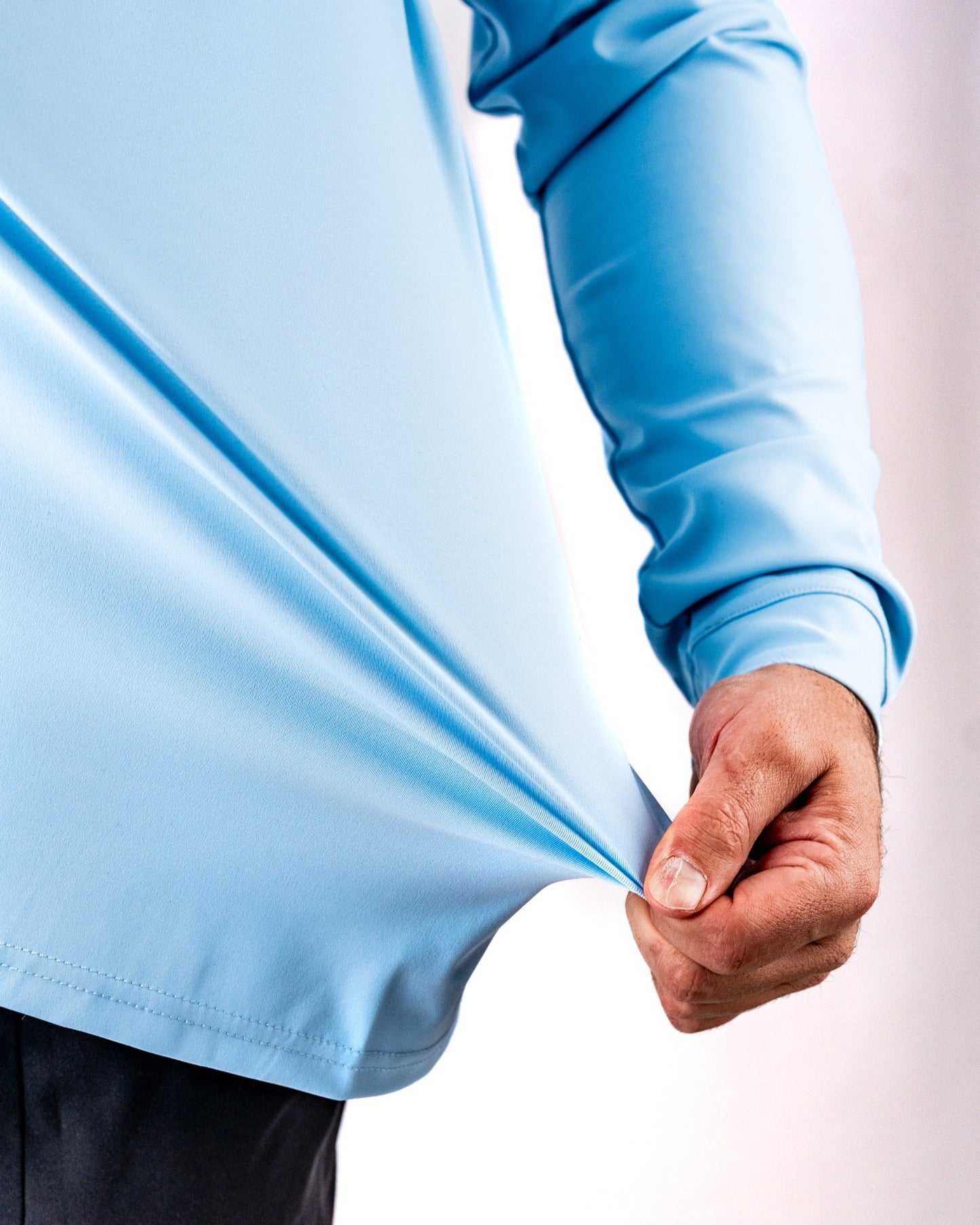 Performance Golf Hoodie - Squiggle Blue - Pins and Aces