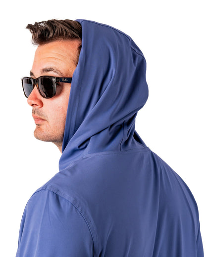 Performance Golf Hoodie - Wavy Stars and Stripes - Pins and Aces