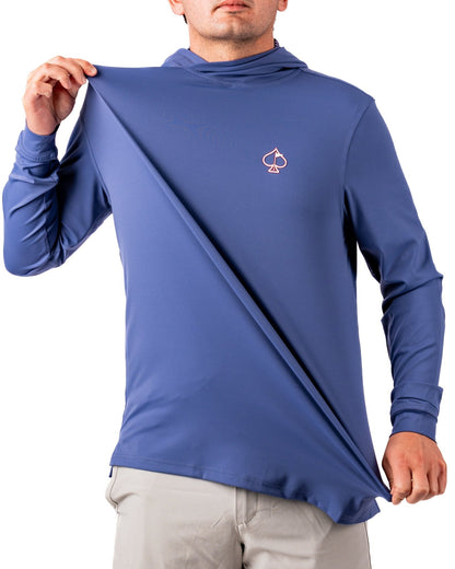 Performance Golf Hoodie - Wavy Stars and Stripes - Pins and Aces