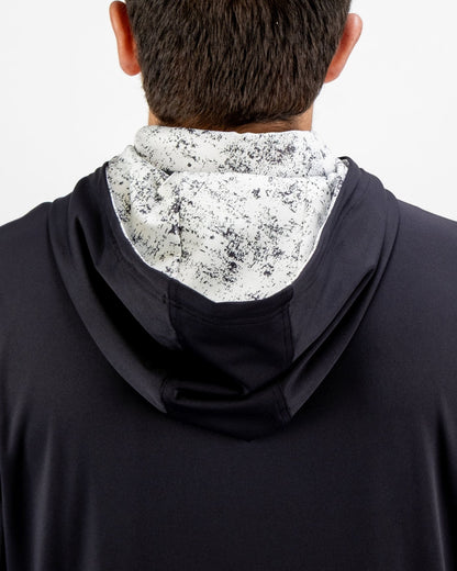 Performance Golf Hoodie - White Noise - Pins and Aces