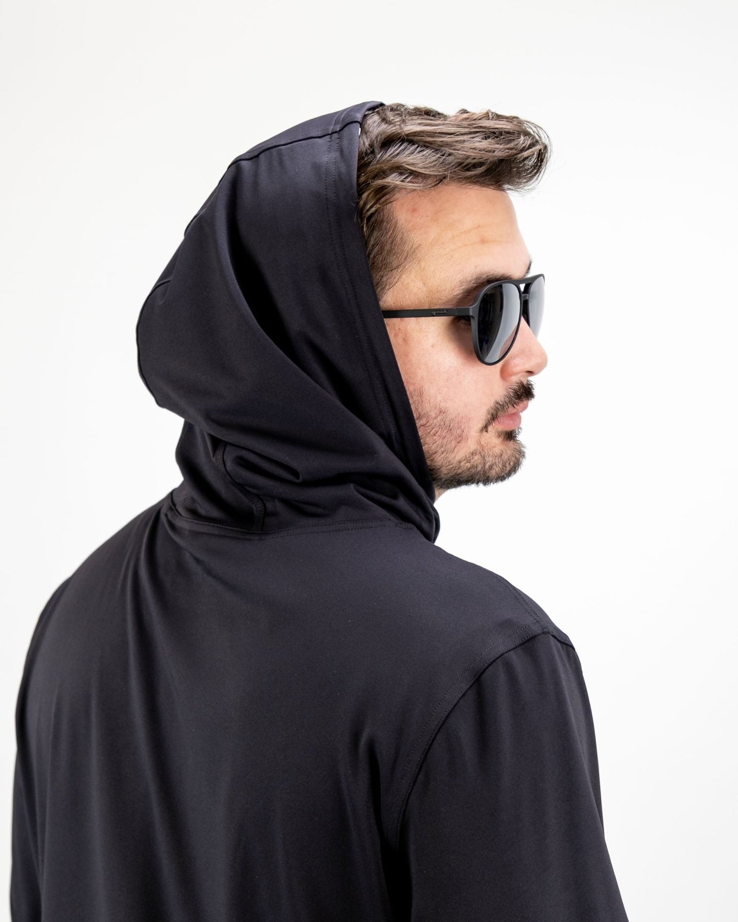 Performance Golf Hoodie - White Noise - Pins and Aces