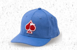 Performance Spade Hat - Blue - Pins and Aces