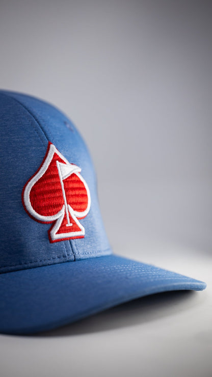 Performance Spade Hat - Blue - Pins and Aces