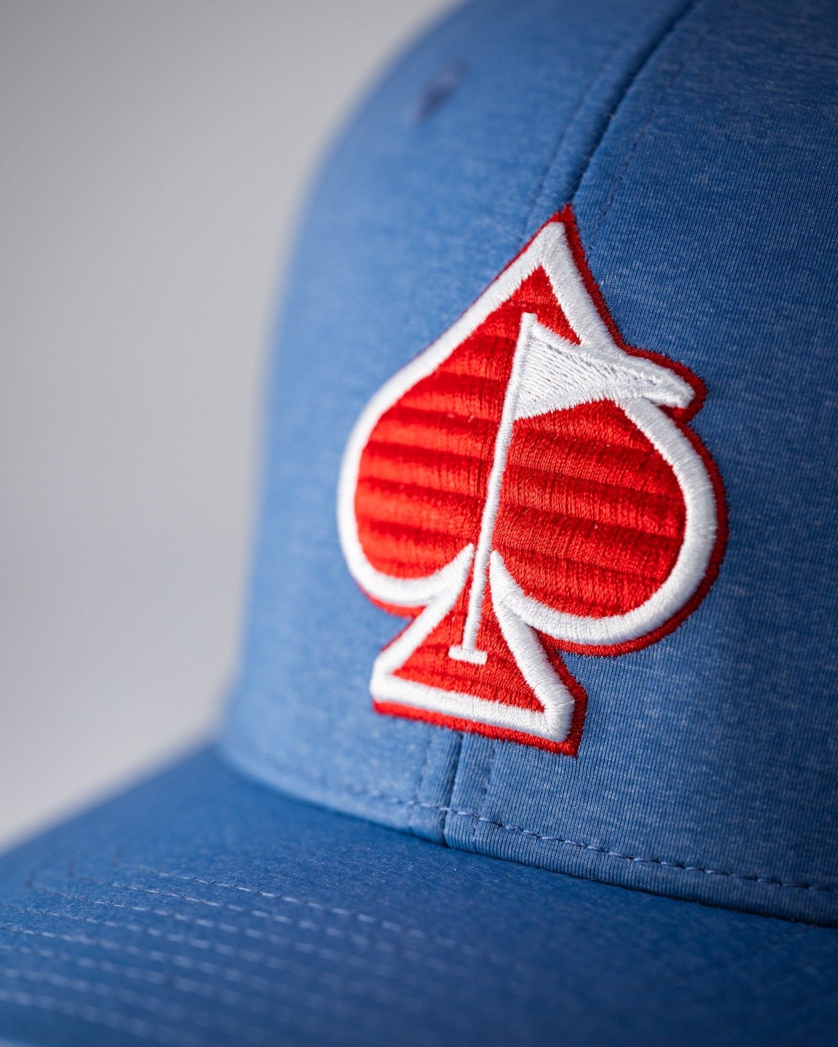 Performance Spade Hat - Blue - Pins and Aces