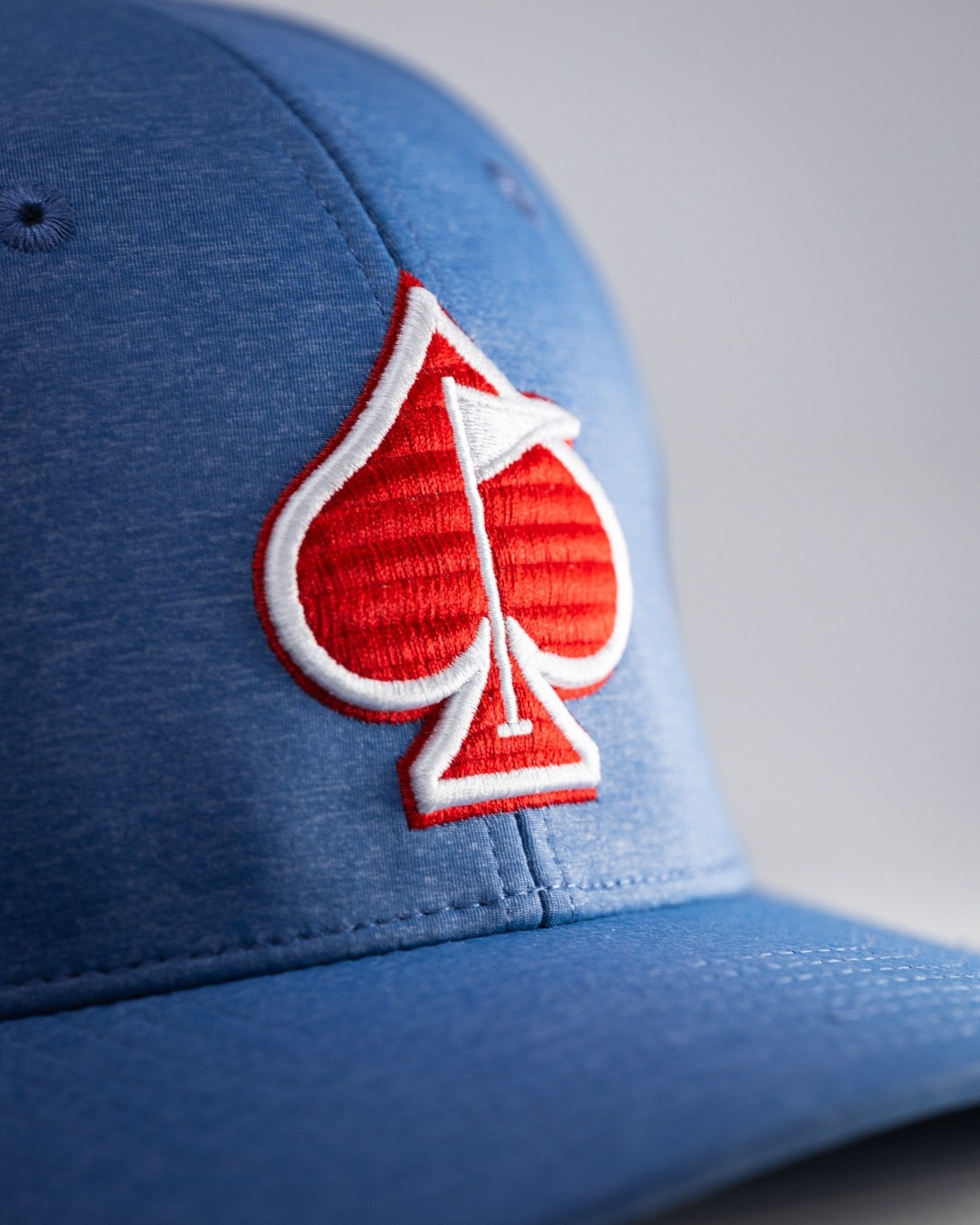 Performance Spade Hat - Blue - Pins and Aces