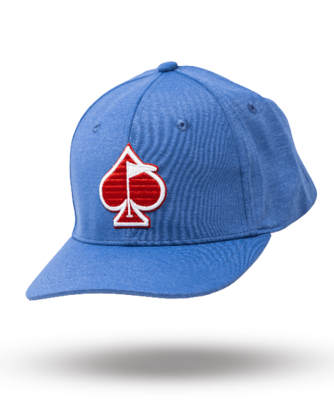 Performance Spade Hat - Blue - Pins and Aces