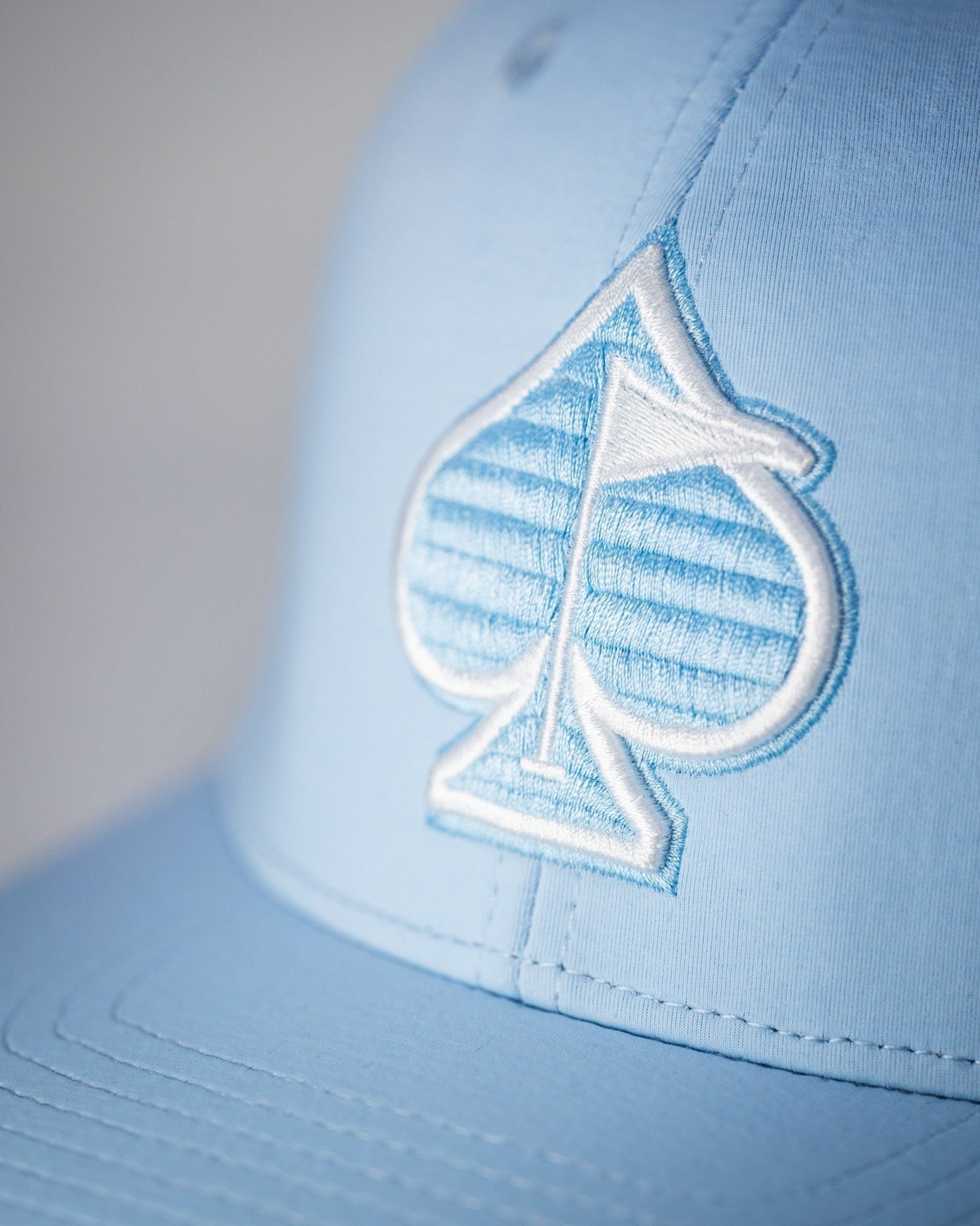 Performance Spade Hat - Carolina Blue - Pins and Aces