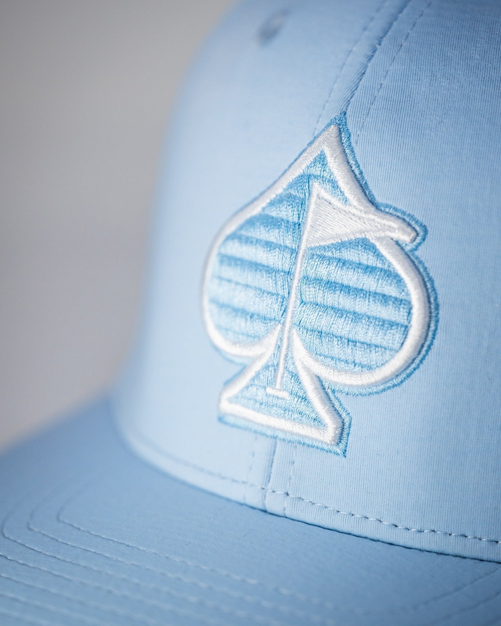 Performance Spade Hat - Carolina Blue - Pins and Aces