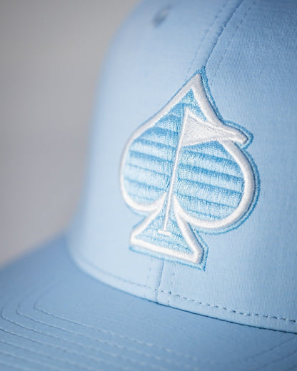 Performance Spade Hat - Carolina Blue - Pins and Aces