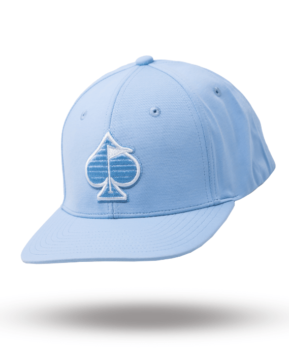 Performance Spade Hat - Carolina Blue - Pins and Aces