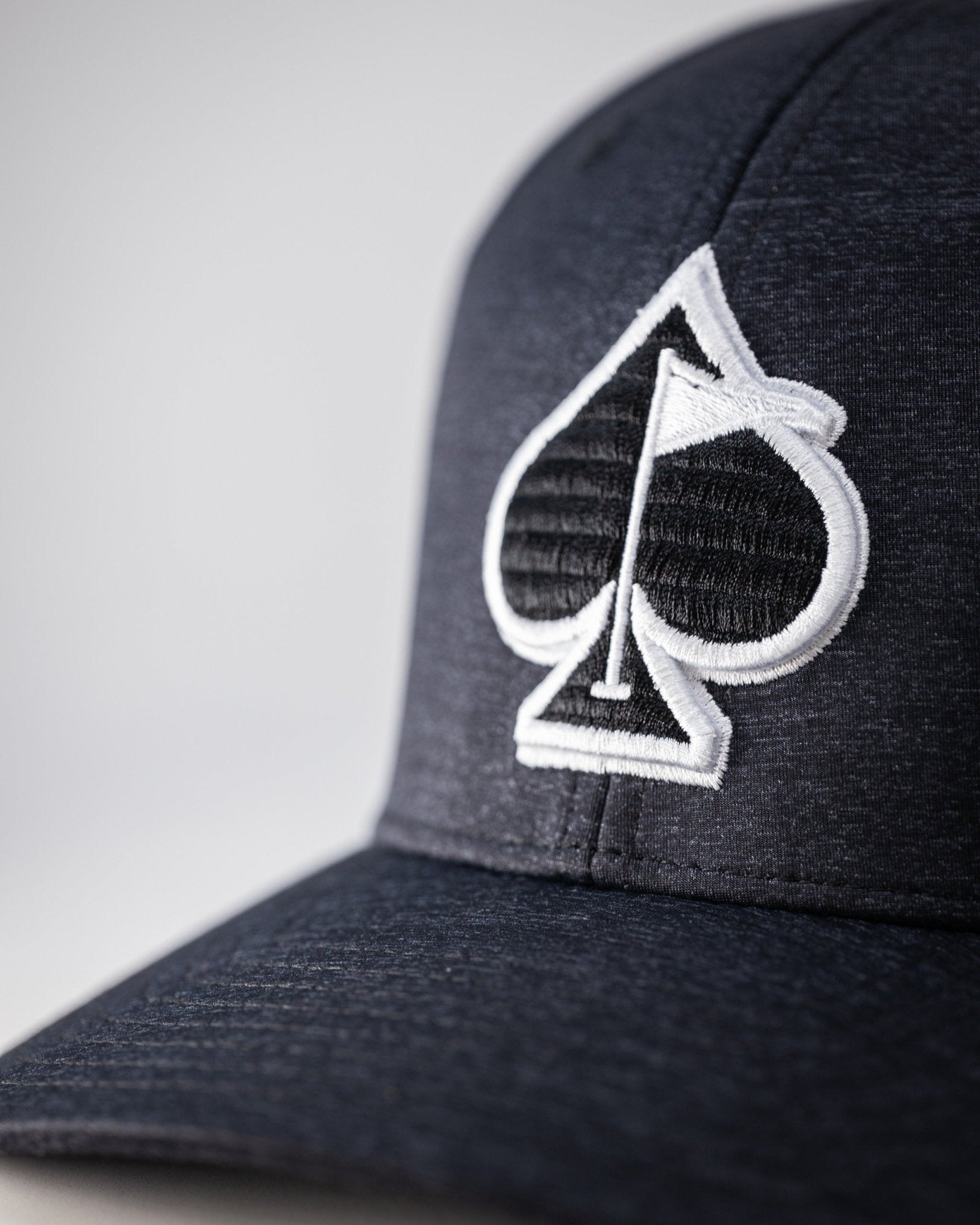 Performance Spade Hat - Charcoal - Pins and Aces