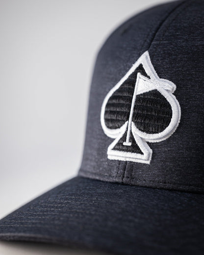 Performance Spade Hat - Charcoal - Pins and Aces