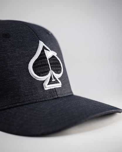 Performance Spade Hat - Charcoal - Pins and Aces